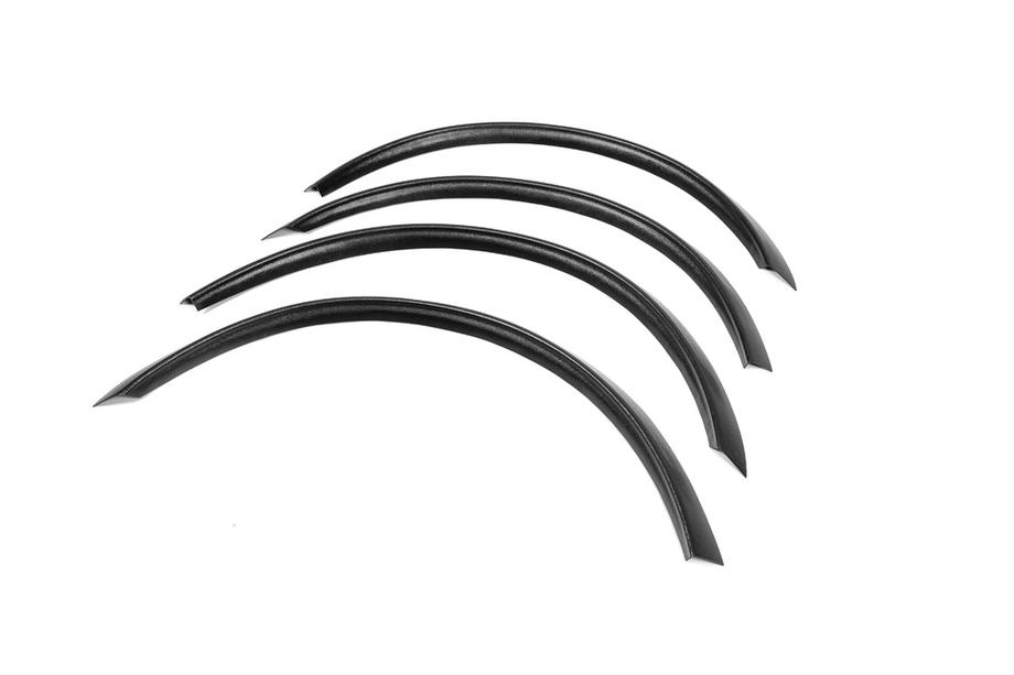 Audi A6 C4 1994–1997 Extensii aripi (4 buc, negre) Plastic ABS Foto 3