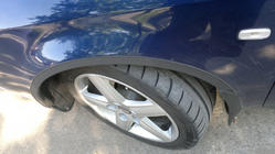 Audi A6 C5 1997-2001 Extensii aripi (4 buc, negre) foto 3