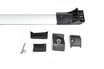 Nissan Qashqai 2007-2010 Bare portbagaj pentru bare longitudinale fara incuietoare Flybar V1 (2 buc) foto 6