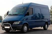 Mercedes Sprinter W901/902/903/904/905 1995–2006 Bullbar WT004 (Inox) foto 2