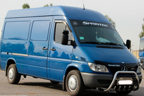 Mercedes Sprinter W901/902/903/904/905 1995–2006 Bullbar WT004 (Inox) foto 4