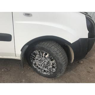 Extensii aripi (4 buc, negre) Fiat Doblo I 2005-2010 foto 2