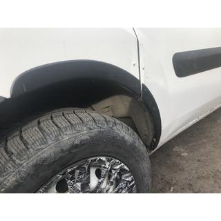 Extensii aripi (4 buc, negre) Fiat Doblo I 2005-2010 foto 3