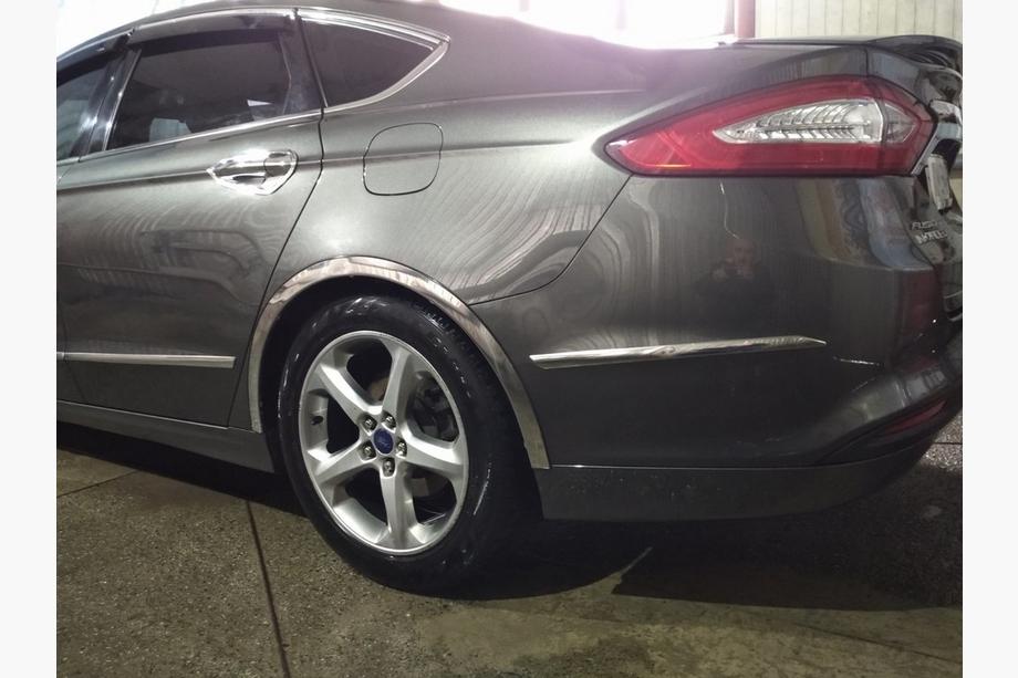 Ford Mondeo 2014-2022 Ornamente pentru aripi / pasaje roti (Liftback, 4 buc., inox) Foto 11