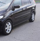 Mazda 5 2005-2009 Extensii aripi (4 buc, negre) foto 3