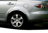 Mazda 6 2003-2008 Extensii aripi (4 buc, inox) foto 1