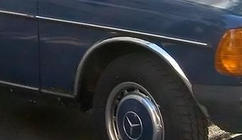Mercedes W123 1975-1986 Extensii aripi (4 buc, inox) foto 4