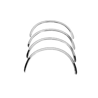 Extensii aripi (4 buc, inox) Nissan Micra K12 2003-2010 foto 3