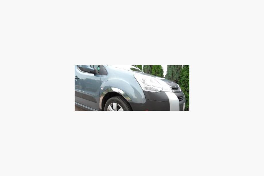 Peugeot Partner Tepee 2008-2018 Ornamente aripi inox (4 buc) Foto 9