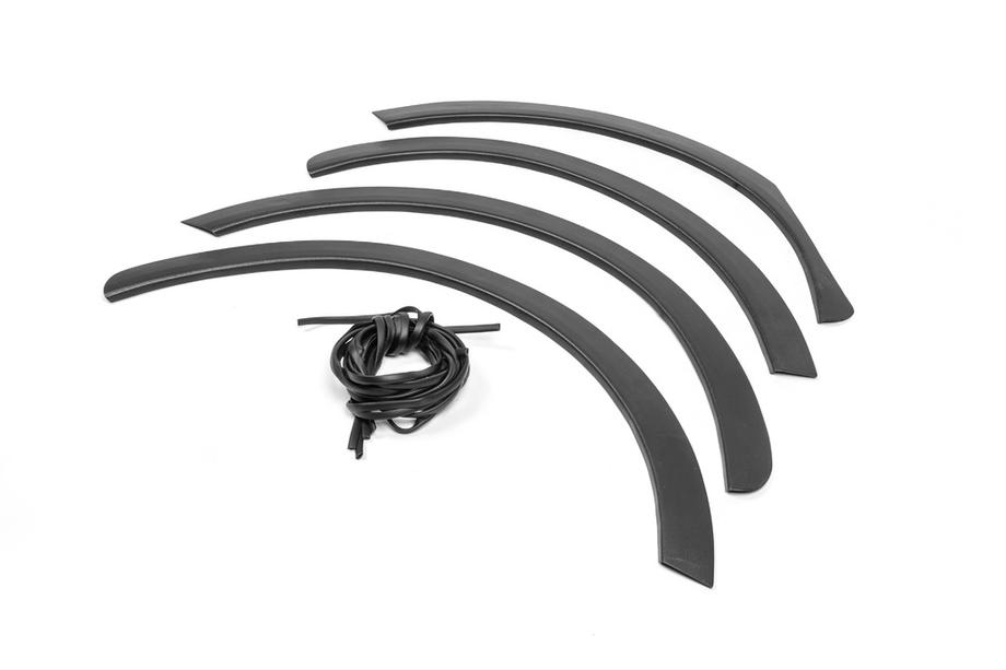 Renault Kangoo 1998-2008 Extensii aripi (4 buc, negre) Plastic Foto 7
