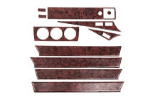 Mercedes W201 (190) 1982-1993 Set ornamente bord (11 piese) Aluminiu foto 1