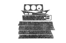 Mercedes W201 (190) 1982-1993 Set ornamente bord (11 piese) Aluminiu foto 2