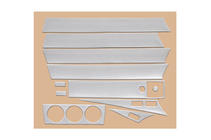 Mercedes W201 (190) 1982-1993 Set ornamente bord (11 piese) Aluminiu foto 5