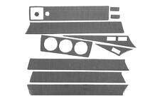 Mercedes W201 (190) 1982-1993 Set ornamente bord (11 piese) Aluminiu foto 3
