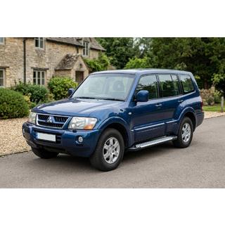 Praguri Laterale Tip X5 (2 buc, Aluminiu) Mitsubishi Pajero Wagon III 1999-2006 foto 1