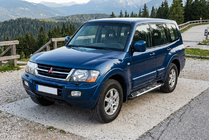Mitsubishi Pajero Wagon III 1999-2006 Praguri Laterale Sunrise (2 buc, Aluminiu) foto 1