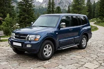 Mitsubishi Pajero Wagon III 1999-2006 Praguri Laterale RedLine V1 (2 buc, Aluminiu) foto 1
