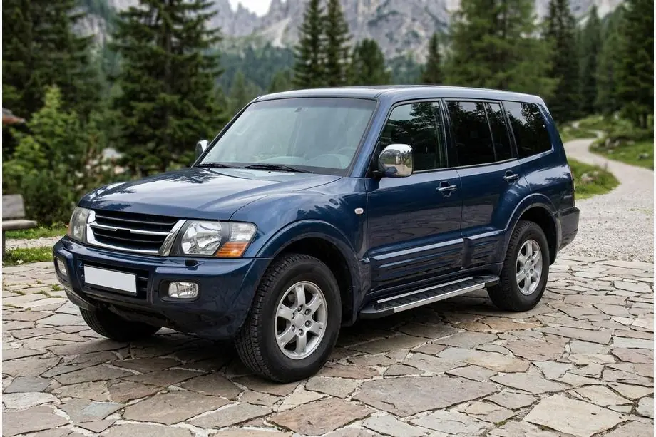 Mitsubishi Pajero Wagon III 1999-2006 Praguri Laterale RedLine V1 (2 buc, Aluminiu) Image