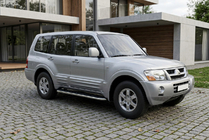Mitsubishi Pajero Wagon III 1999-2006 Praguri Laterale Maydos V1 (2 buc, Aluminiu si Otel Inoxidabil) foto 1