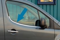 Citroen Berlingo 2008-2018 Ornamente Geamuri din Otel Inoxidabil foto 1