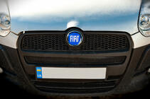 Fiat Emblema (albastru, autoadeziv) 95 mm foto 2