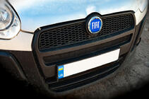 Fiat Emblema (albastru, autoadeziv) 95 mm foto 3