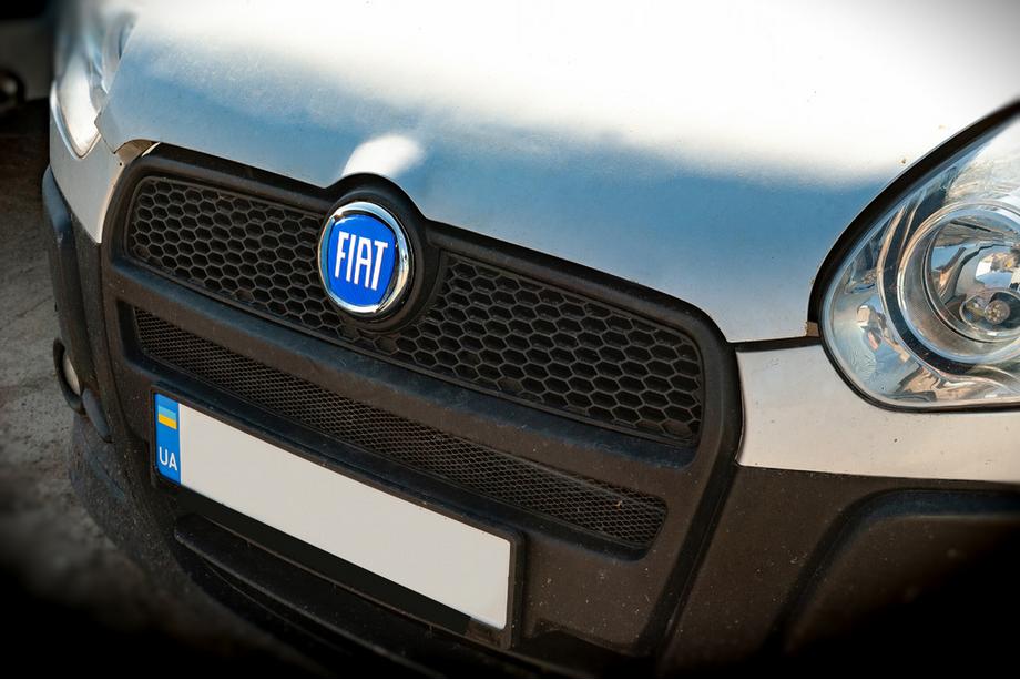 Fiat Emblema (albastru, autoadeziv) 95 mm Image