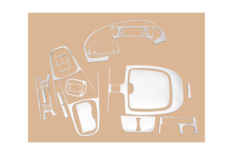 Nissan Almera N16 2000-2006 Capace Panou Bord (00-03) Aluminiu Image