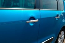 Citroen C-3 Picasso 2010-2017 Capace Manere Cromate (4 buc, Otel Inoxidabil) Carmos - Otel Inoxidabil Turcesc foto 4