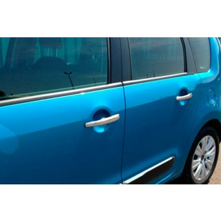 Capace Manere Cromate (4 buc, Otel Inoxidabil) Citroen C-3 Picasso 2010-2017 foto 2
