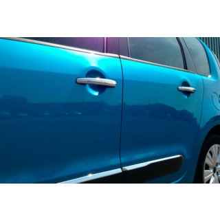 Capace Manere Cromate (4 buc, Otel Inoxidabil) Citroen C-3 Picasso 2010-2017 foto 3