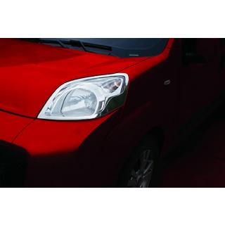 Capace Faruri Crom (2 buc, Otel Inoxidabil) Citroen Nemo 2007-2017 foto 1