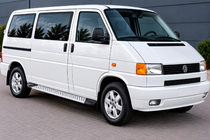 Volkswagen T4 Transporter 1990-2003 Praguri Laterale Allmond Grey (2 buc, Aluminiu) foto 1