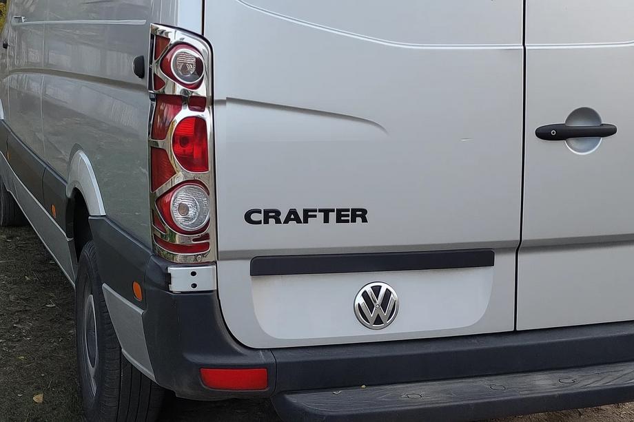 Volkswagen Crafter 2006-2016 Capace Cromate Stopuri (2 buc, Otel Inoxidabil) Foto 1