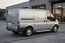 Ford Transit 2000–2014 Praguri Laterale Allmond Grey (2 buc, Aluminiu) foto 1