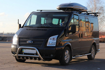 Ford Transit 2000–2014 Bullbar WT003 (2006-2014, Otel Inoxidabil) foto 4