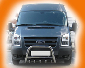Ford Transit 2000–2014 Bullbar WT003 (2006-2014, Otel Inoxidabil) foto 5