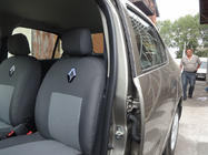 Renault Logan II 2013-2022 Huse Auto (Textil, Classik) foto 5