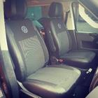 Volkswagen T5 Caravelle 2004-2010 Huse Auto (Piele Ecologica si Material Textil, Premium) Interior Complet foto 7