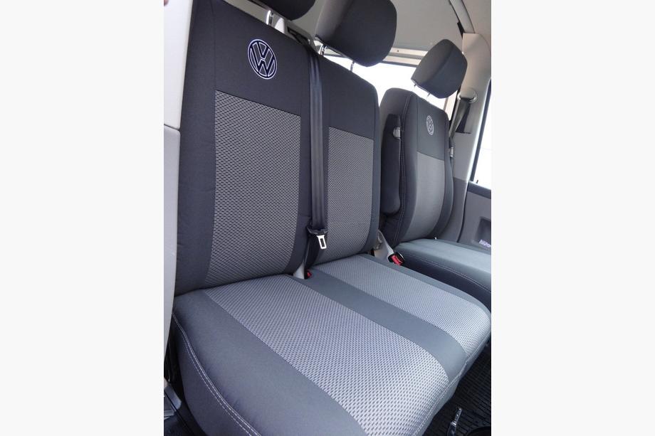 Volkswagen T5 2010-2015 Huse Auto (Textil, Classik) Set complet interior → Scaune fata (1+1) Foto 12