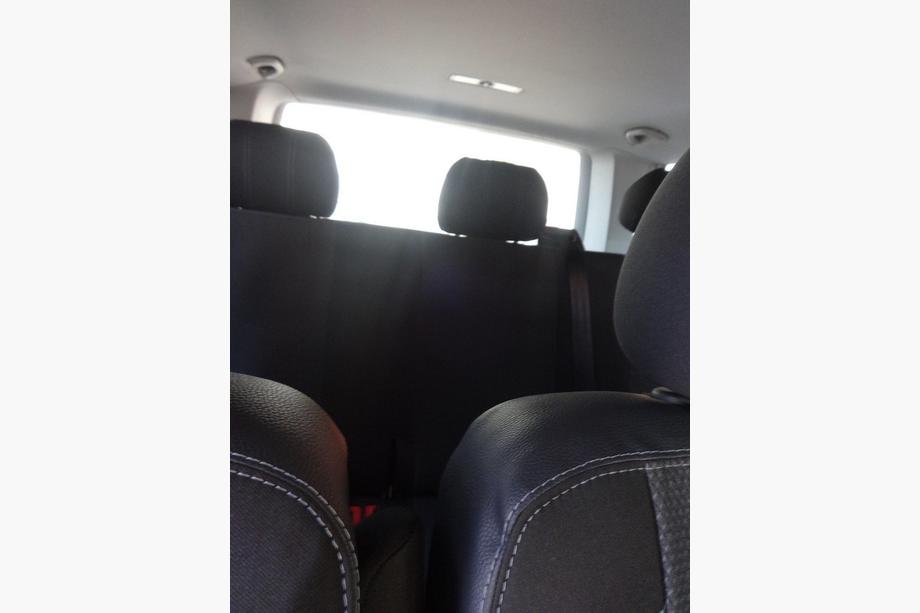 Volkswagen T5 2010-2015 Huse Auto (Piele Ecologica↗Textil, Premium) Set Complet Interior ↗ Scaune Fata (1↗1) Foto 6
