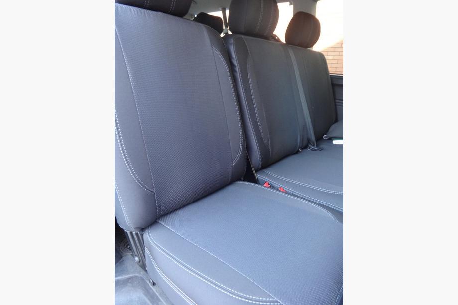 Volkswagen T5 2010-2015 Huse Auto (Piele Ecologica↗Textil, Premium) Set Complet Interior ↗ Scaune Fata (1↗1) Foto 8