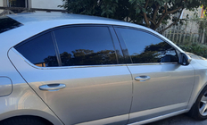 Skoda Octavia III A7 2013-2019 Ornamente Geamuri (6 buc, Otel Inoxidabil) foto 8