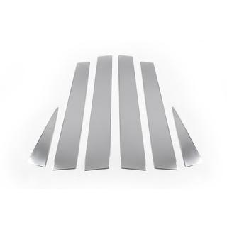 Capace Cromate pentru Stalpii Usilor (6 buc, Inox) Volkswagen Touareg 2002–2010 foto 3