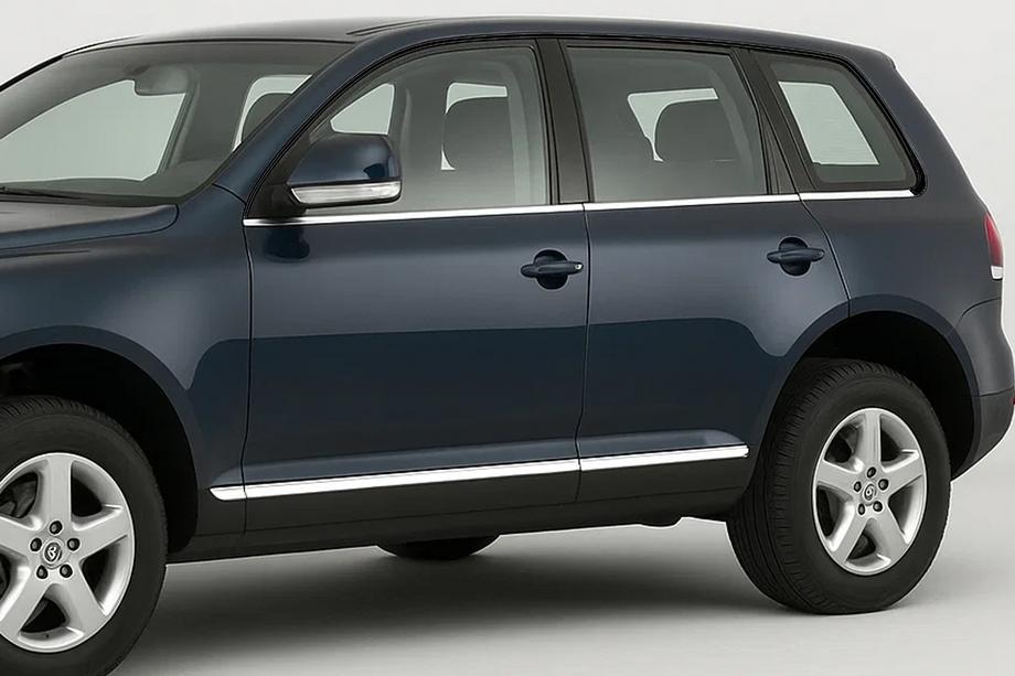 Volkswagen Touareg 2002–2010 Ornamente inferioare geam inox (6 buc) Foto 1