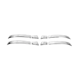 Capace manere cromate pentru manere inguste (4 buc, inox) foto 2