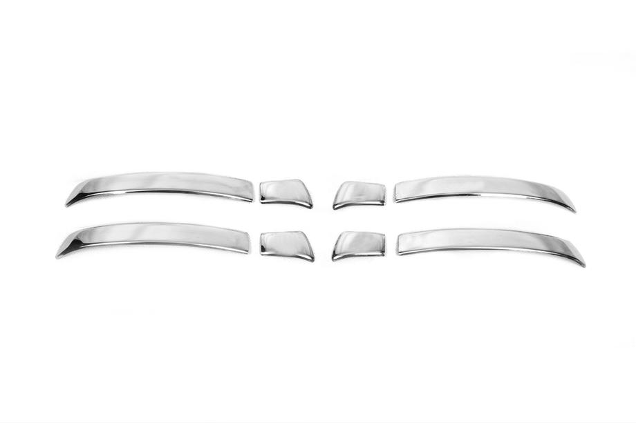 Volkswagen Touareg 2010-2018 Capace manere cromate pentru manere inguste (4 buc, inox) OmsaLine - Otel Inoxidabil Italian Foto 2