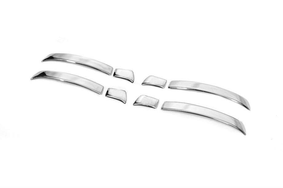 Volkswagen Touareg 2010-2018 Capace manere cromate pentru manere inguste (4 buc, inox) OmsaLine - Otel Inoxidabil Italian Foto 3