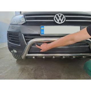 Bullbar WT003 (Inox) Volkswagen Touareg 2010-2018 foto 3