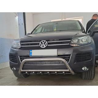 Bullbar WT003 (Inox) Volkswagen Touareg 2010-2018 foto 2